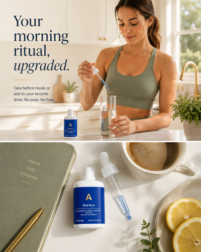 Novula Blue Burn Herbal Supplement Liquid Drops