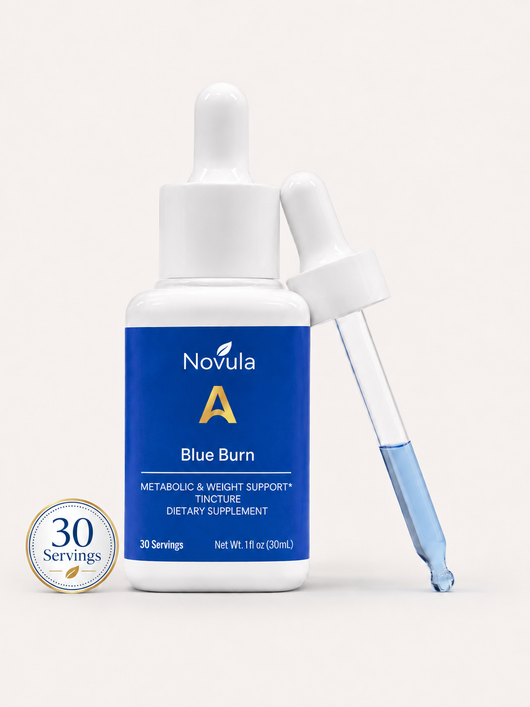 Novula Blue Burn Herbal Supplement Liquid Drops
